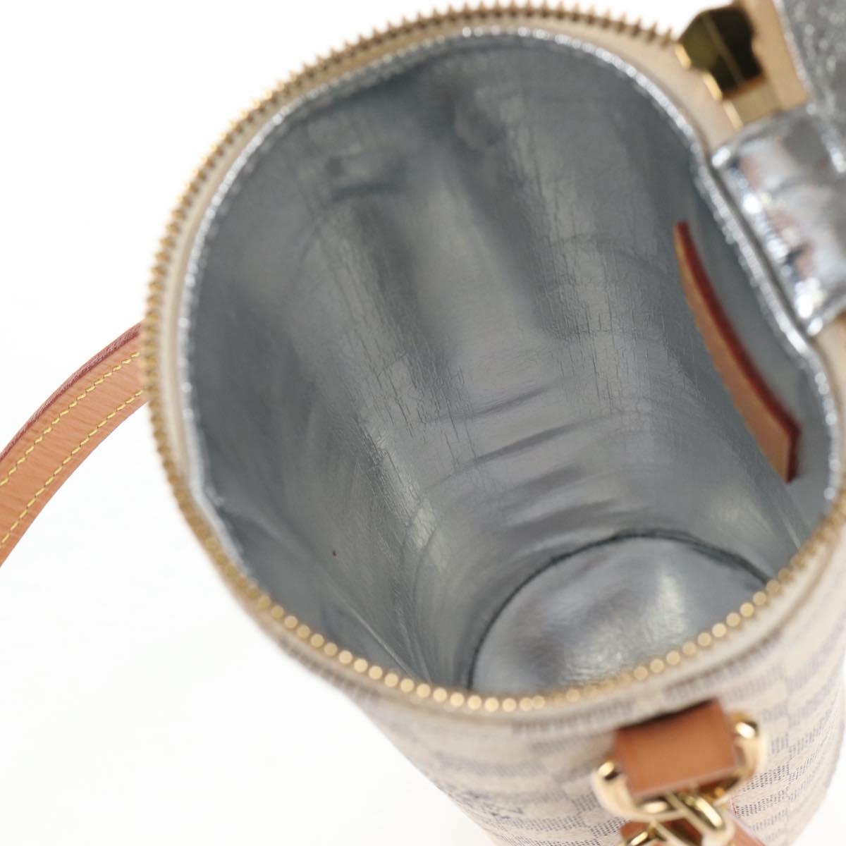 LOUIS VUITTON Damier Azur Bottle Holder Porte Boutille GI0373 LV Auth LN005V
