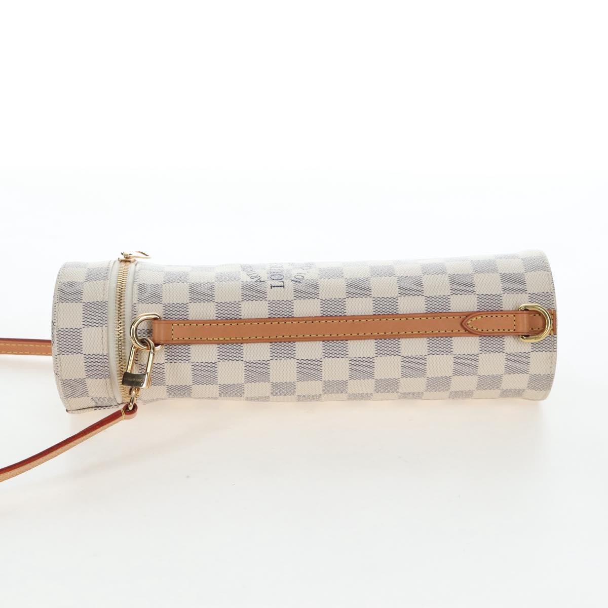 LOUIS VUITTON Damier Azur Bottle Holder Porte Boutille GI0373 LV Auth LN005V