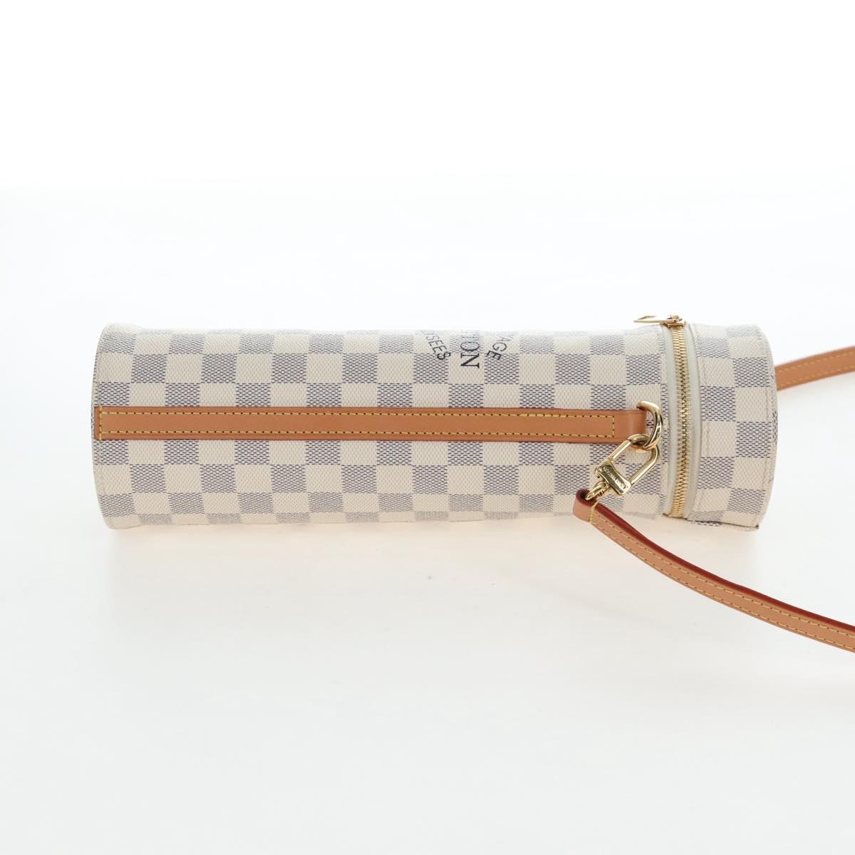 LOUIS VUITTON Damier Azur Bottle Holder Porte Boutille GI0373 LV Auth LN005V