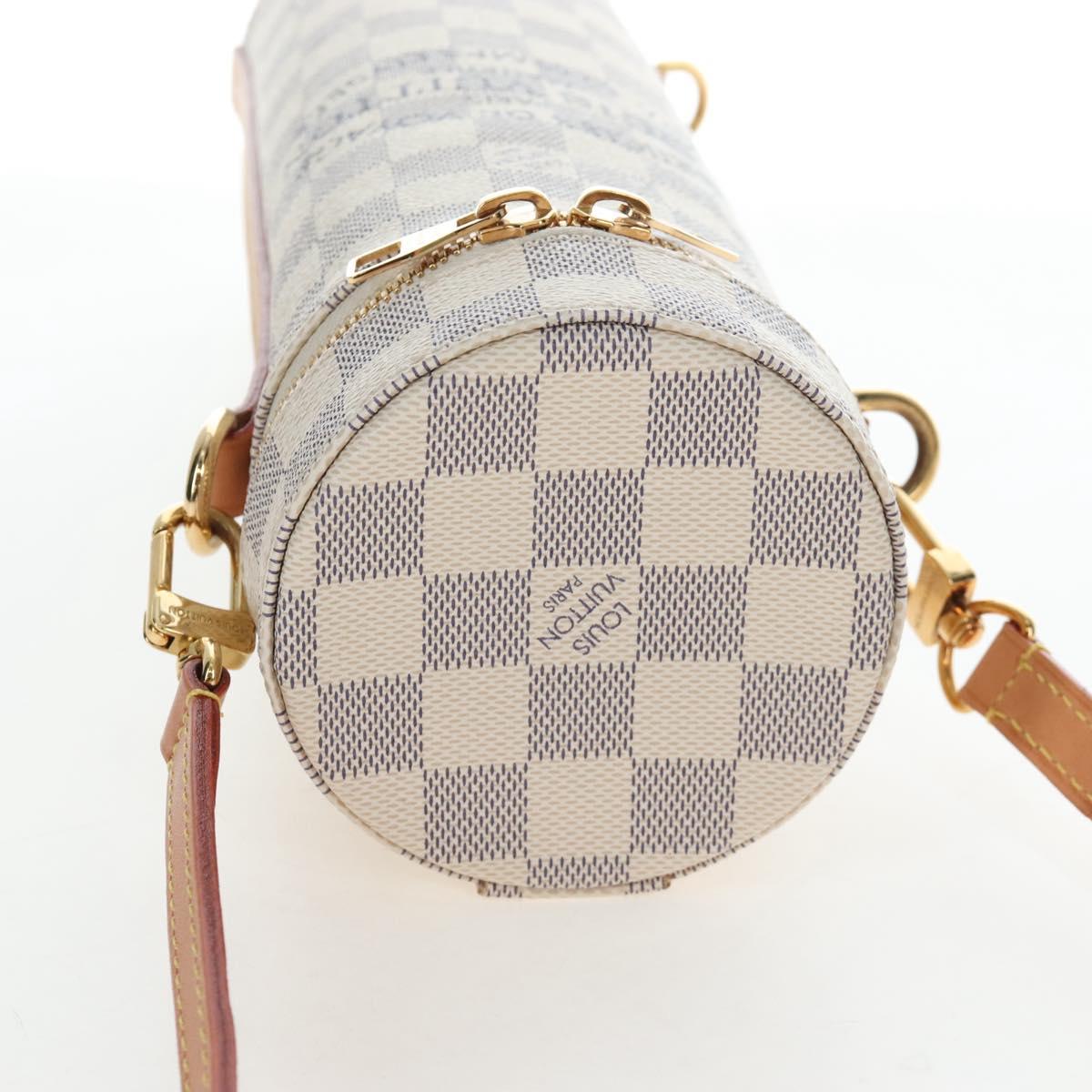 LOUIS VUITTON Damier Azur Bottle Holder Porte Boutille GI0373 LV Auth LN005V