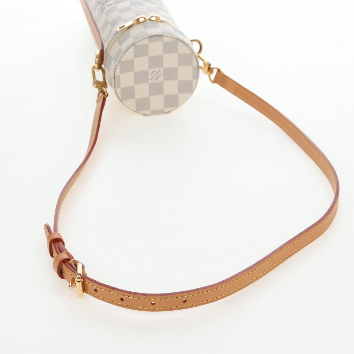LOUIS VUITTON Damier Azur Bottle Holder Porte Boutille GI0373 LV Auth LN005V