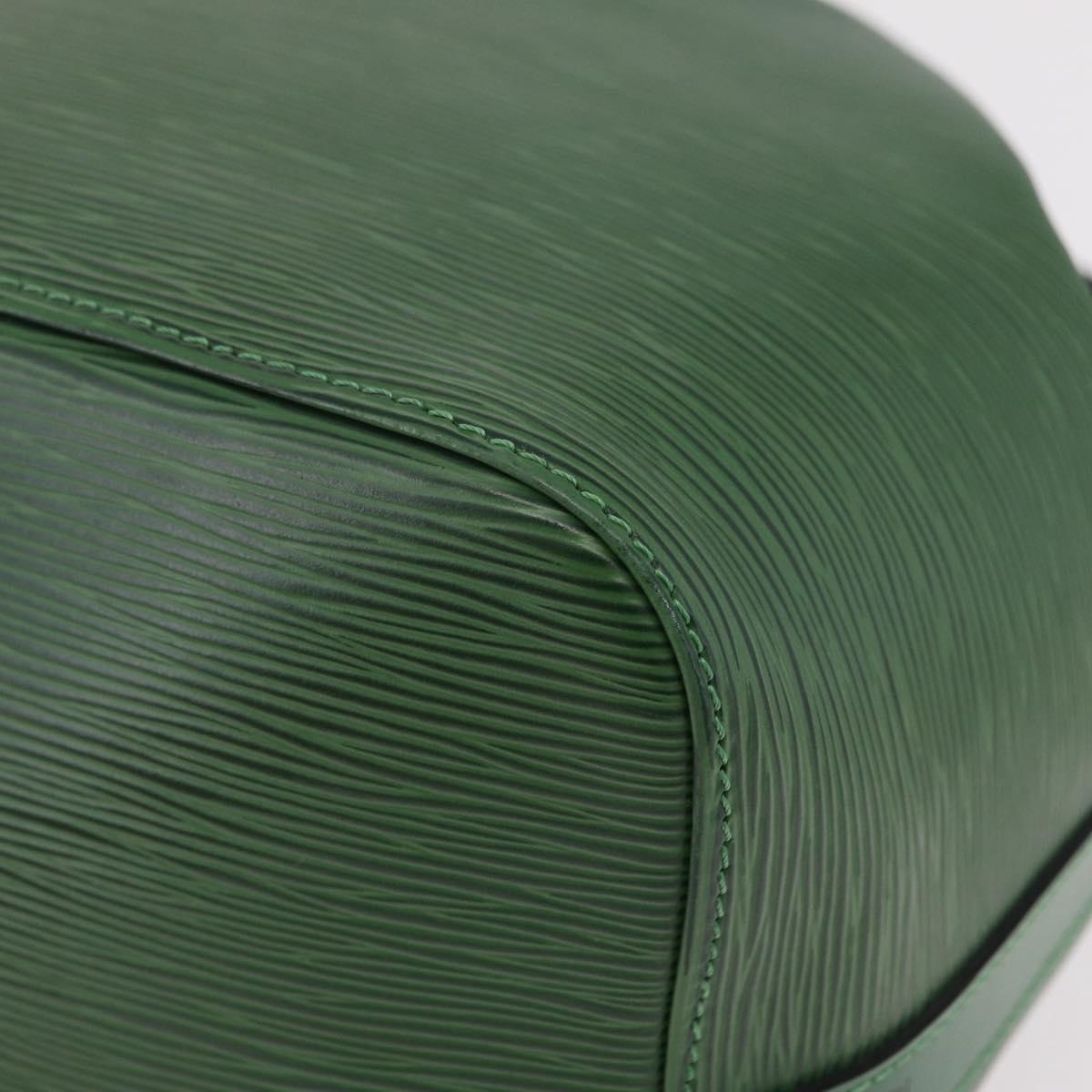 LOUIS VUITTON Epi Petit Noe Shoulder Bag Green M44104 LV Auth LN011V