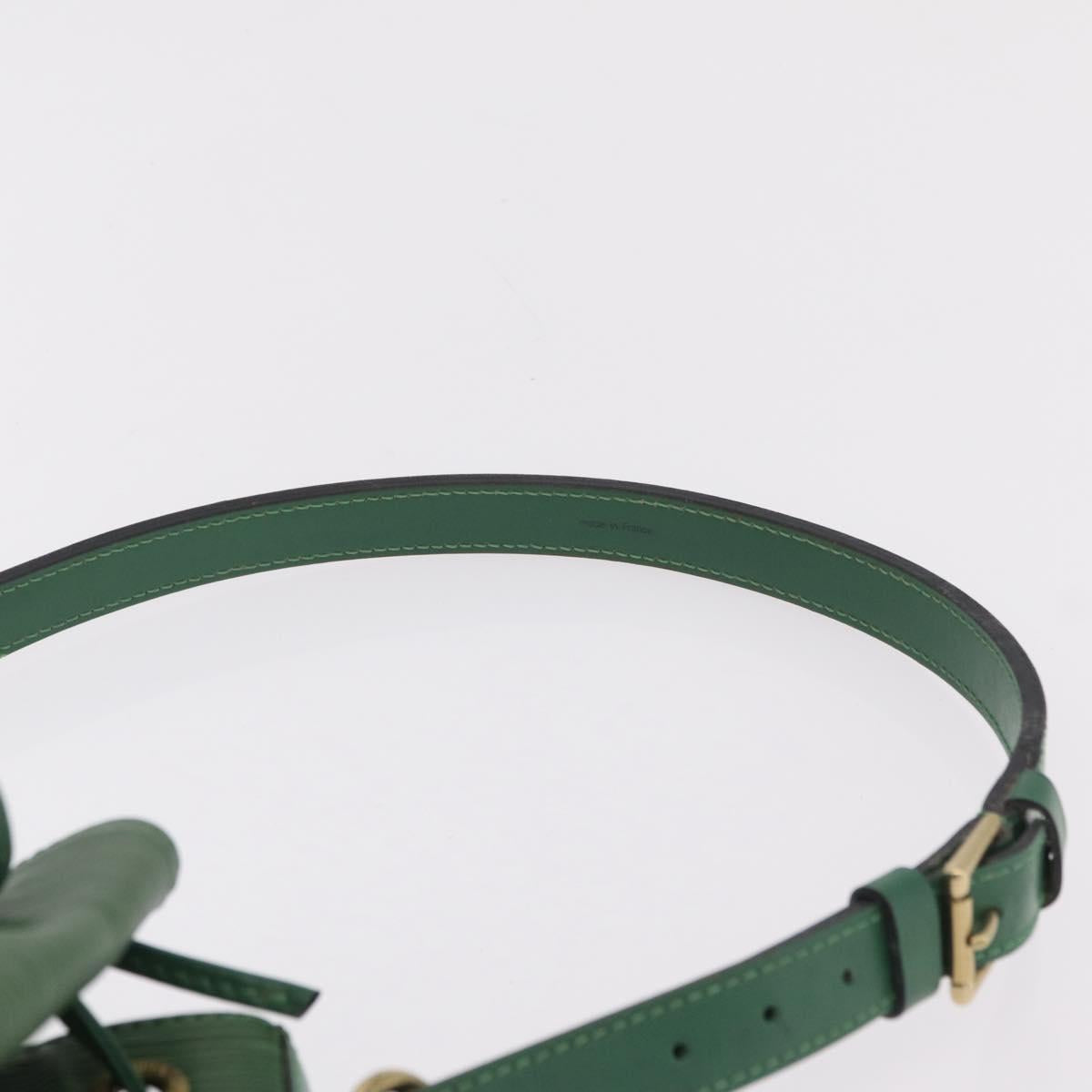 LOUIS VUITTON Epi Petit Noe Shoulder Bag Green M44104 LV Auth LN011V