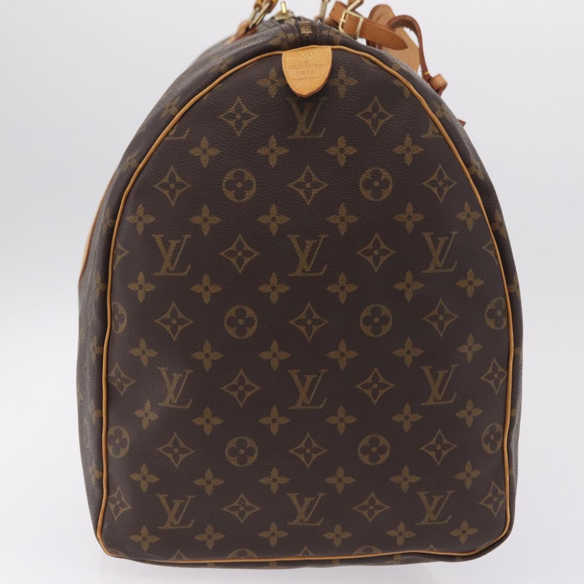 LOUIS VUITTON Monogram Keepall 60 Boston Bag M41422 LV Auth LN037A