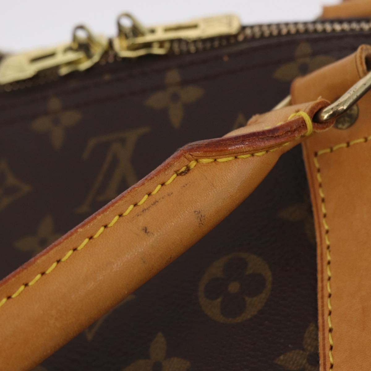 LOUIS VUITTON Monogram Keepall 60 Boston Bag M41422 LV Auth LN037A