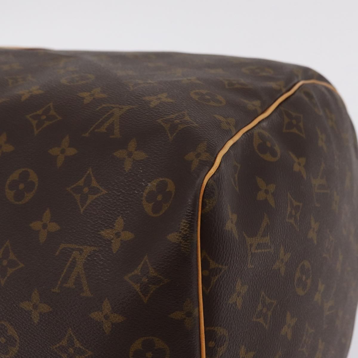 LOUIS VUITTON Monogram Keepall 60 Boston Bag M41422 LV Auth LN038A