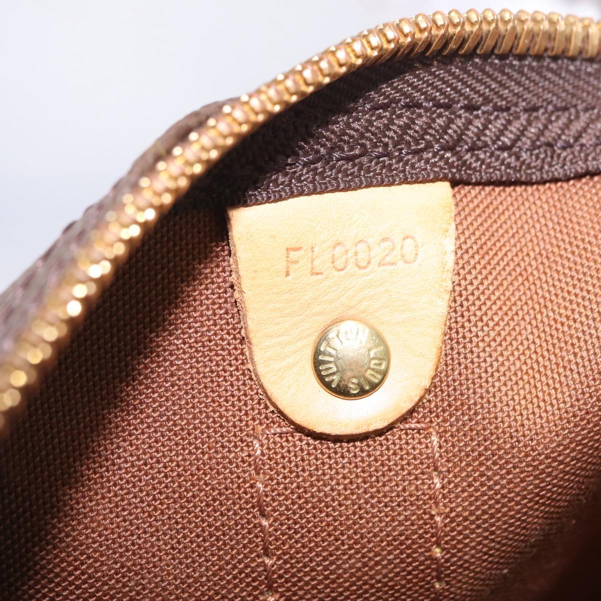 LOUIS VUITTON Monogram Keepall 60 Boston Bag M41422 LV Auth LN038A