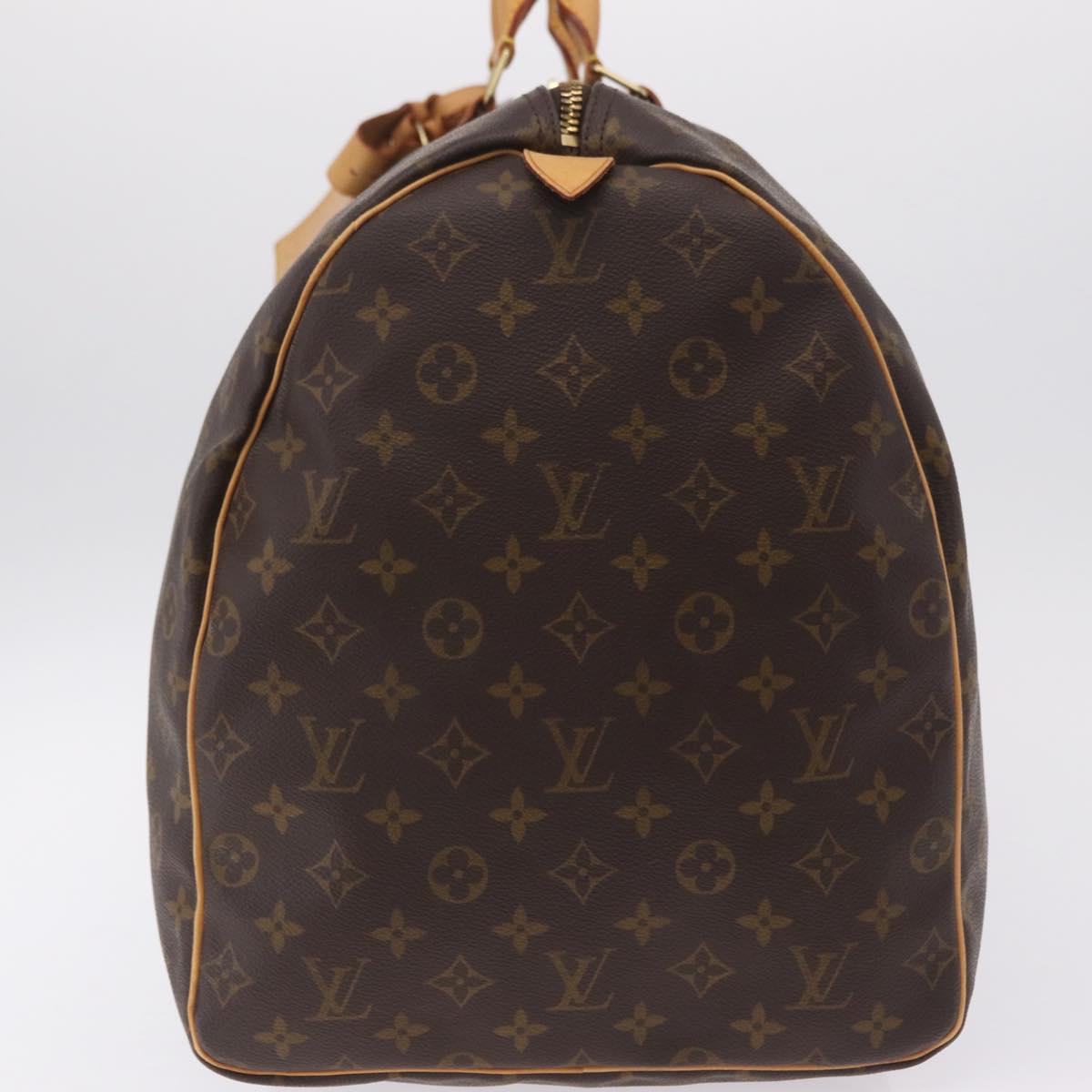 LOUIS VUITTON Monogram Keepall 60 Boston Bag M41422 LV Auth LN038A