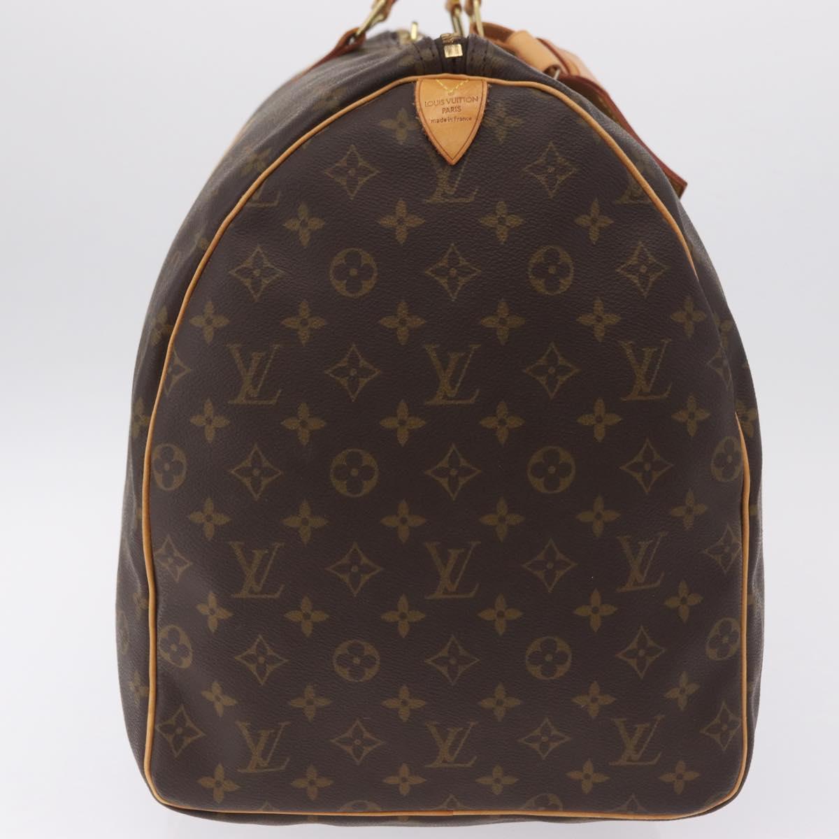 LOUIS VUITTON Monogram Keepall 60 Boston Bag M41422 LV Auth LN038A