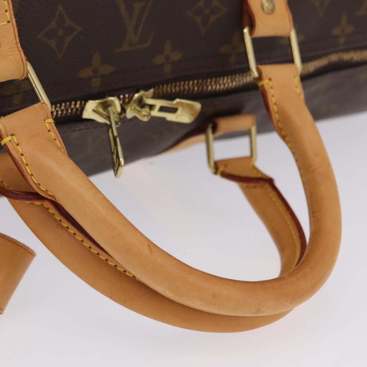 LOUIS VUITTON Monogram Keepall 60 Boston Bag M41422 LV Auth LN038A