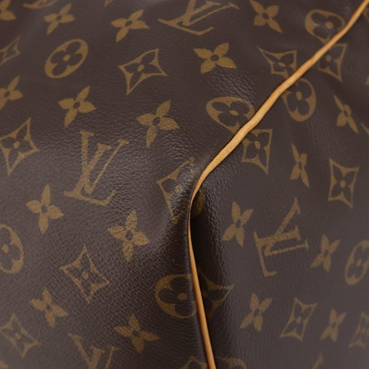 LOUIS VUITTON Monogram Keepall 55 Boston Bag M41424 LV Auth LN039V