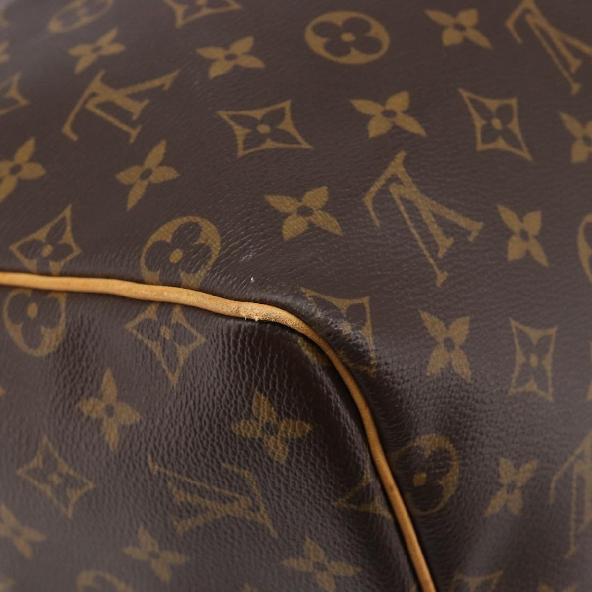 LOUIS VUITTON Monogram Keepall 55 Boston Bag M41424 LV Auth LN039V