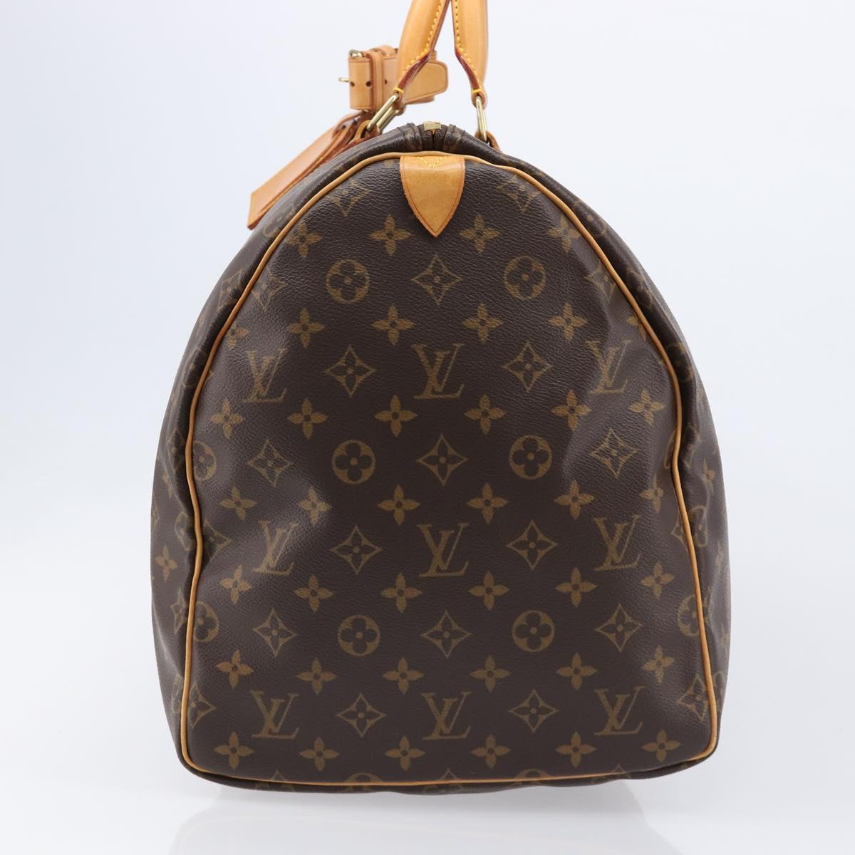 LOUIS VUITTON Monogram Keepall 55 Boston Bag M41424 LV Auth LN039V