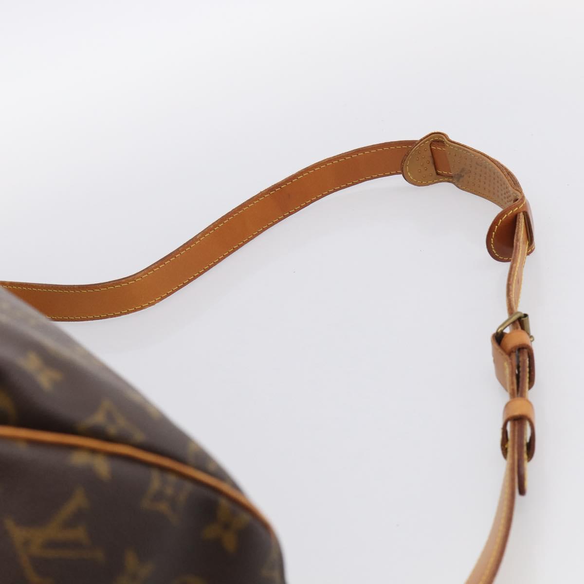 LOUIS VUITTON Monogram Keepall Bandouliere 55 Boston Bag M41414 LV Auth LN041V