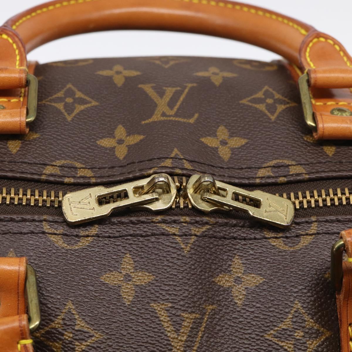 LOUIS VUITTON Monogram Keepall Bandouliere 55 Boston Bag M41414 LV Auth LN041V