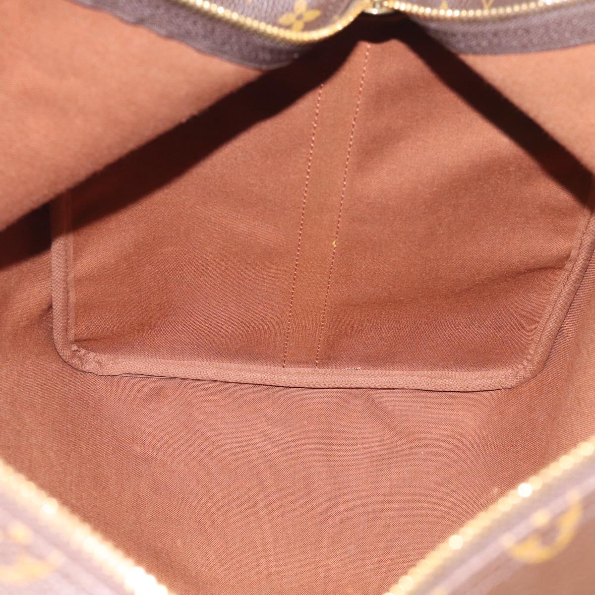 LOUIS VUITTON Monogram Keepall Bandouliere 55 Boston Bag M41414 LV Auth LN041V