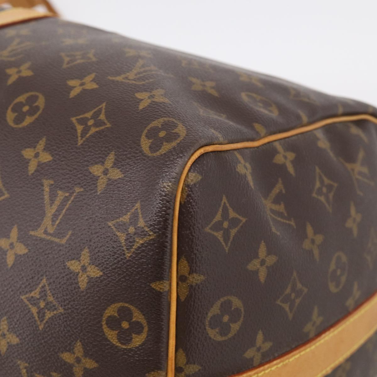 LOUIS VUITTON Monogram Keepall Bandouliere 50 Boston Bag M41416 LV Auth LN042V