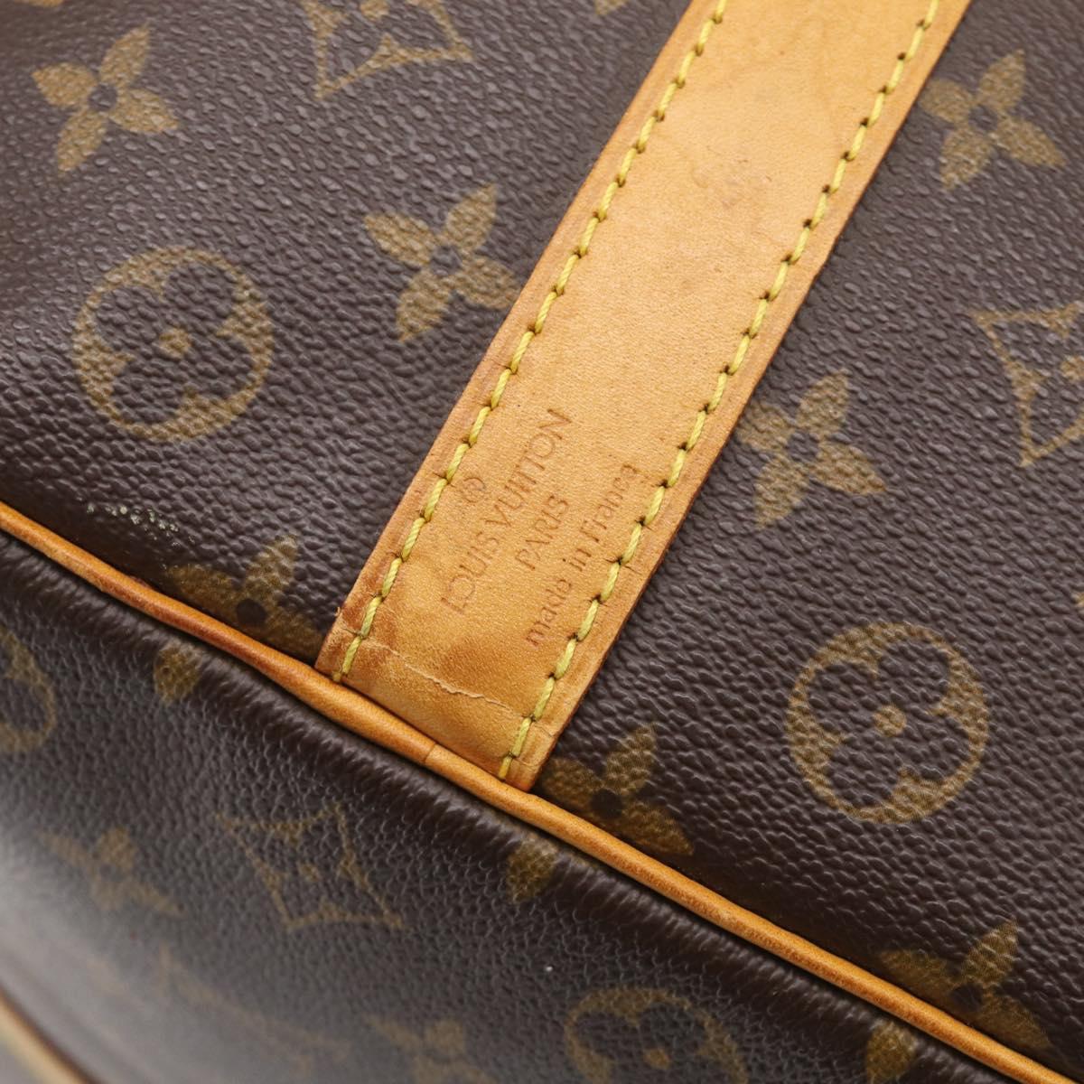 LOUIS VUITTON Monogram Keepall Bandouliere 50 Boston Bag M41416 LV Auth LN042V