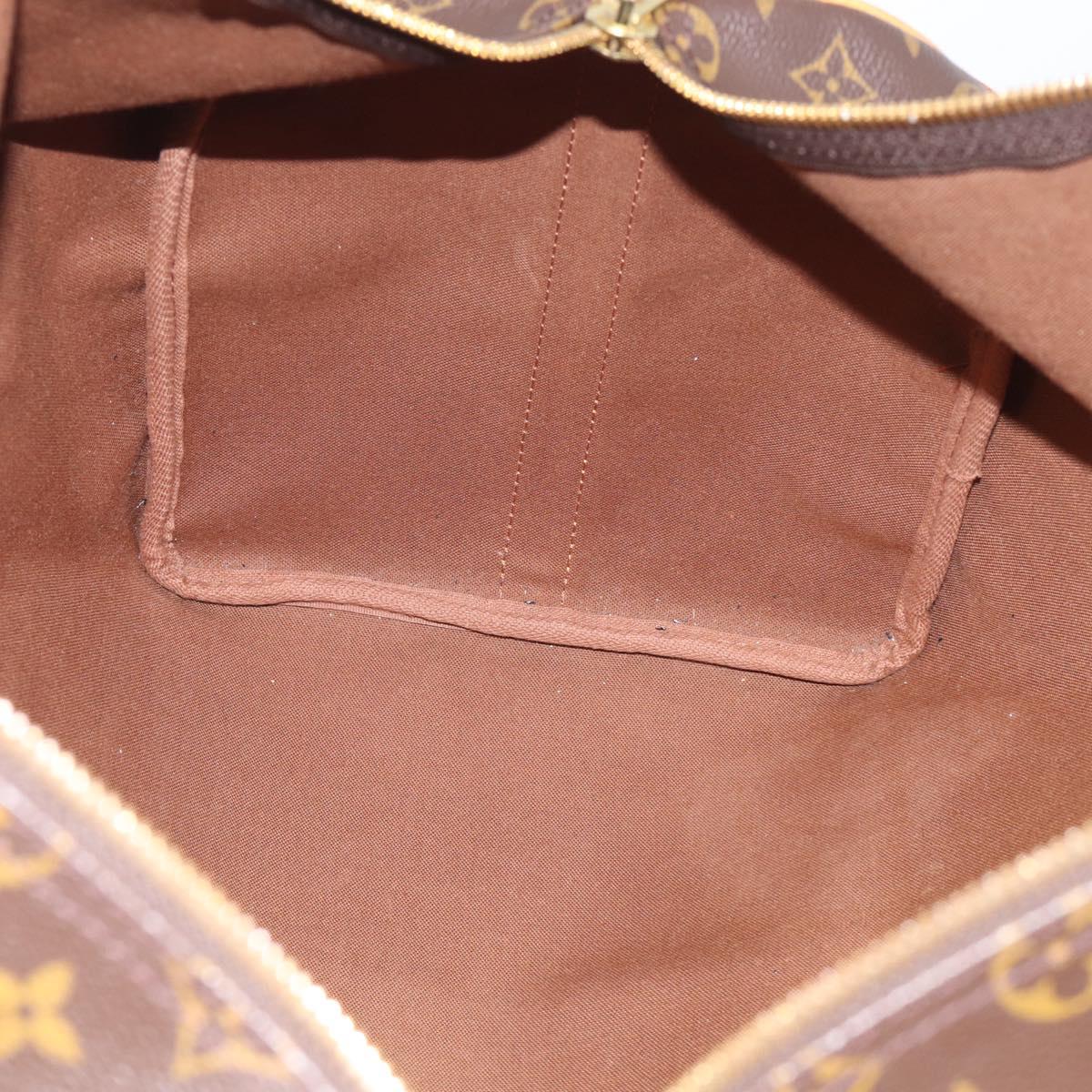 LOUIS VUITTON Monogram Keepall Bandouliere 50 Boston Bag M41416 LV Auth LN042V