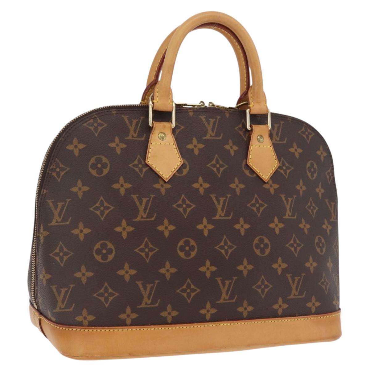 LOUIS VUITTON Monogram Alma Hand Bag M51130 LV Auth LN066A