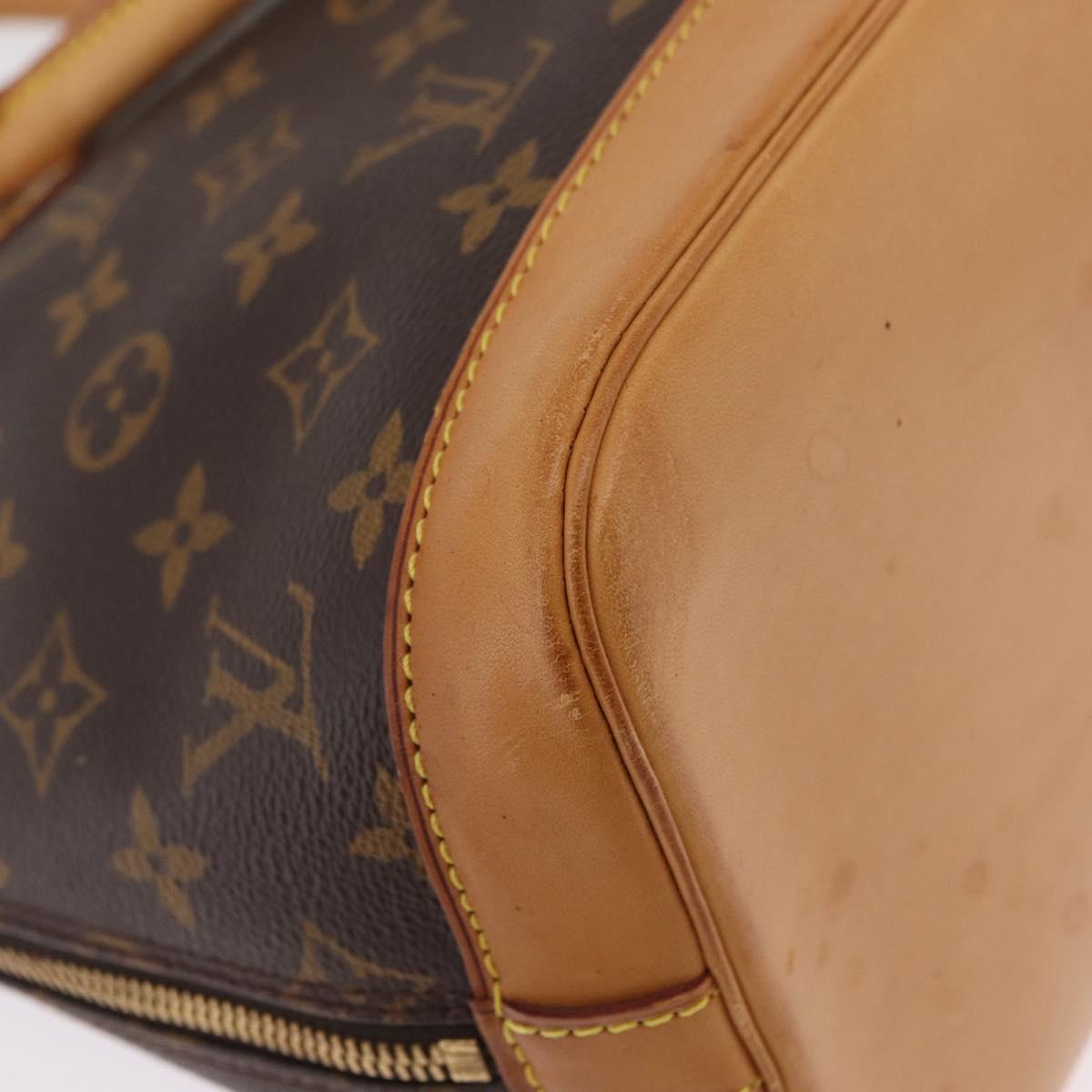 LOUIS VUITTON Monogram Alma Hand Bag M51130 LV Auth LN066A