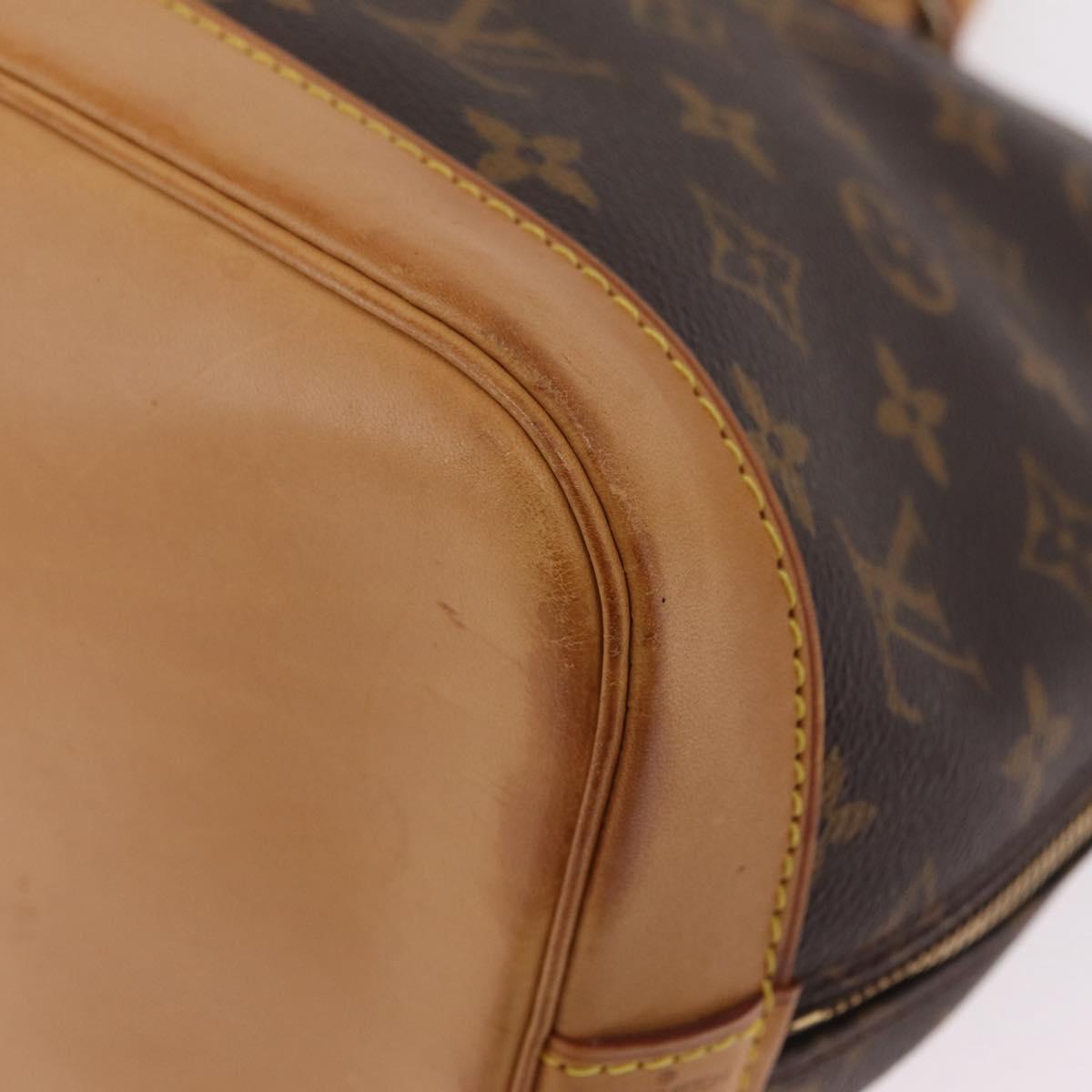LOUIS VUITTON Monogram Alma Hand Bag M51130 LV Auth LN066A
