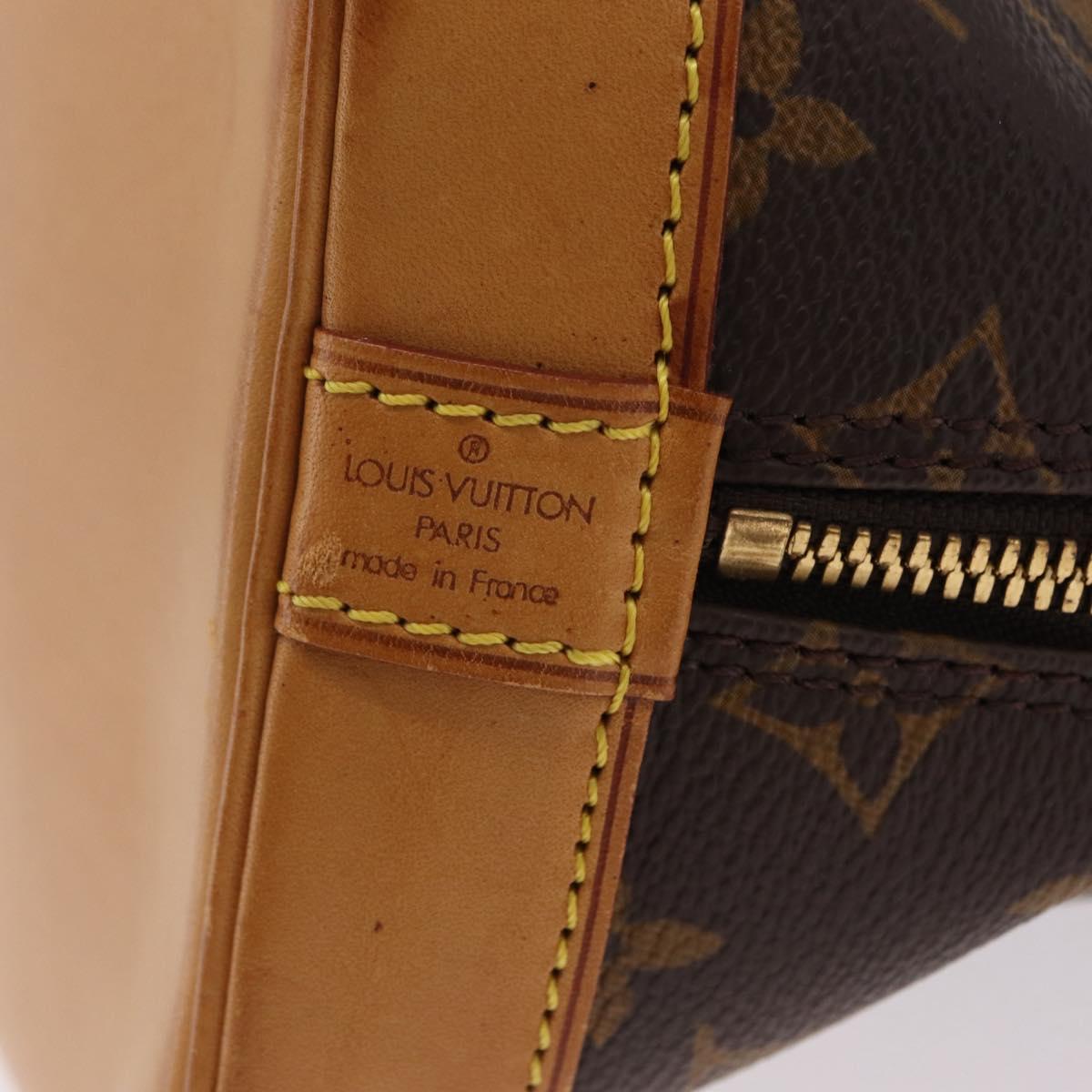LOUIS VUITTON Monogram Alma Hand Bag M51130 LV Auth LN066A
