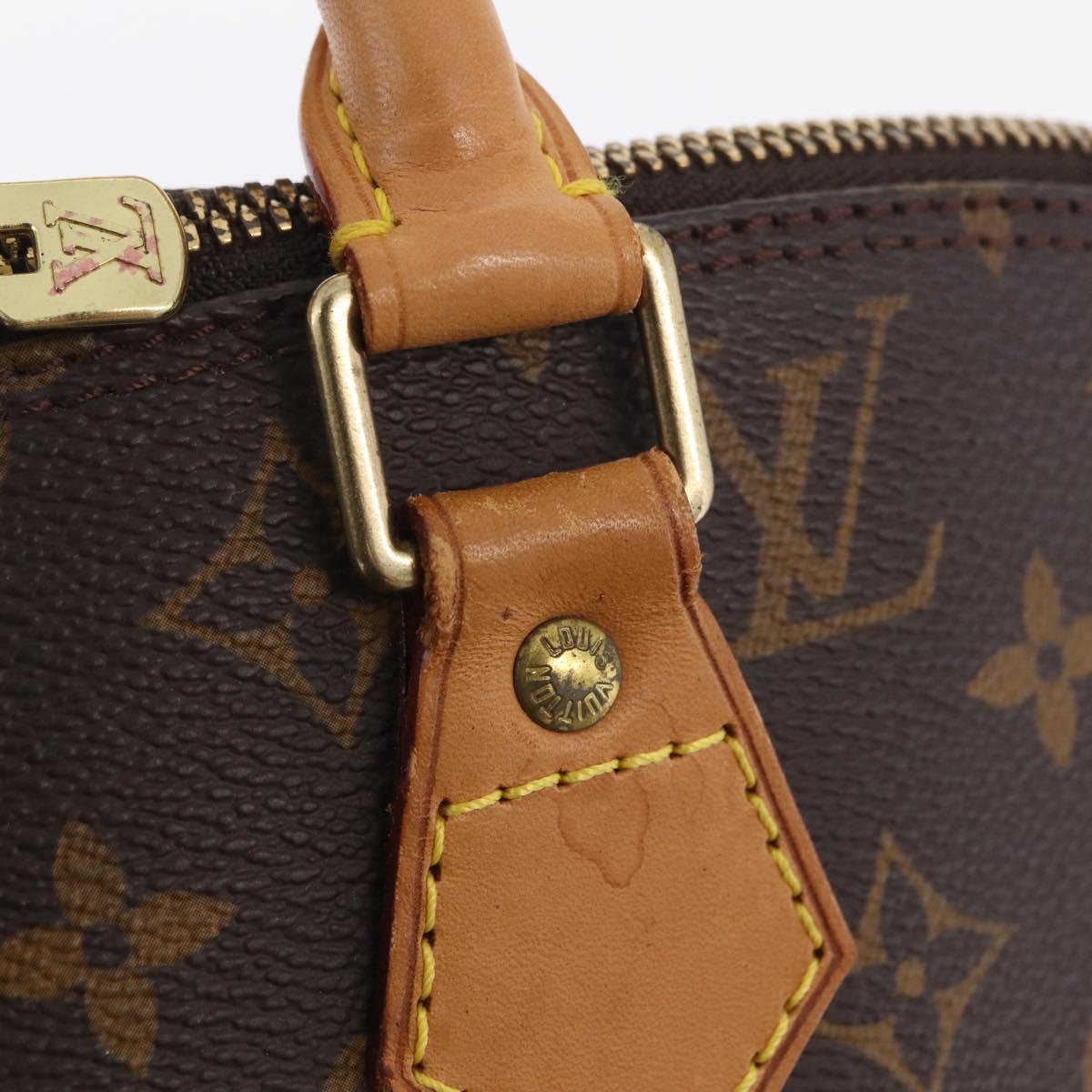 LOUIS VUITTON Monogram Alma Hand Bag M51130 LV Auth LN066A