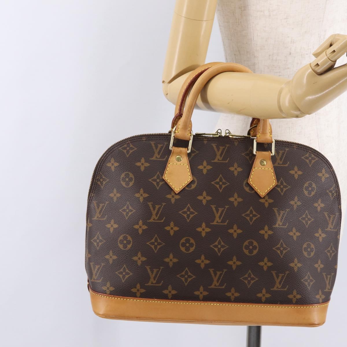 LOUIS VUITTON Monogram Alma Hand Bag M51130 LV Auth LN066A