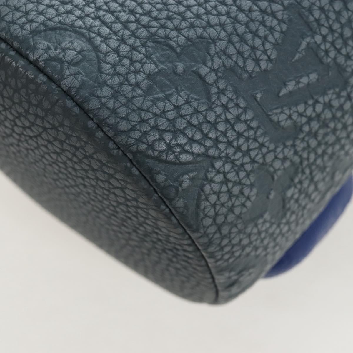 LOUIS VUITTON Taurillon Monogram Climbing Chalk Nano Bag Gray M81572 LN075SAM