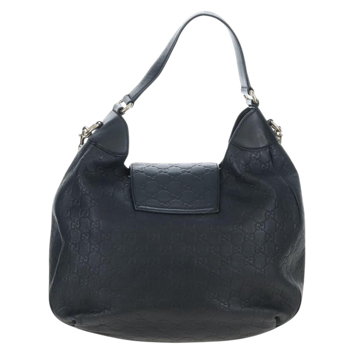 GUCCI GuccissimaGG Horsebit Chain Shoulder Bag Leather 2way 322226 Auth LN097V