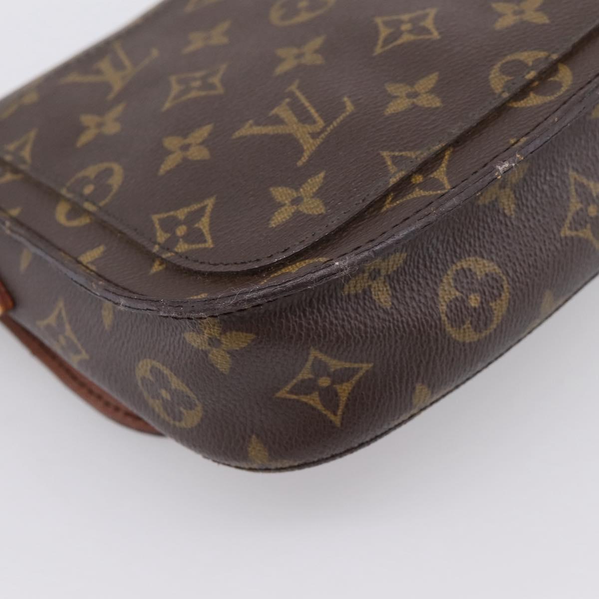 LOUIS VUITTON Monogram Saint Cloud MM Shoulder Bag M51243 LV Auth LN126