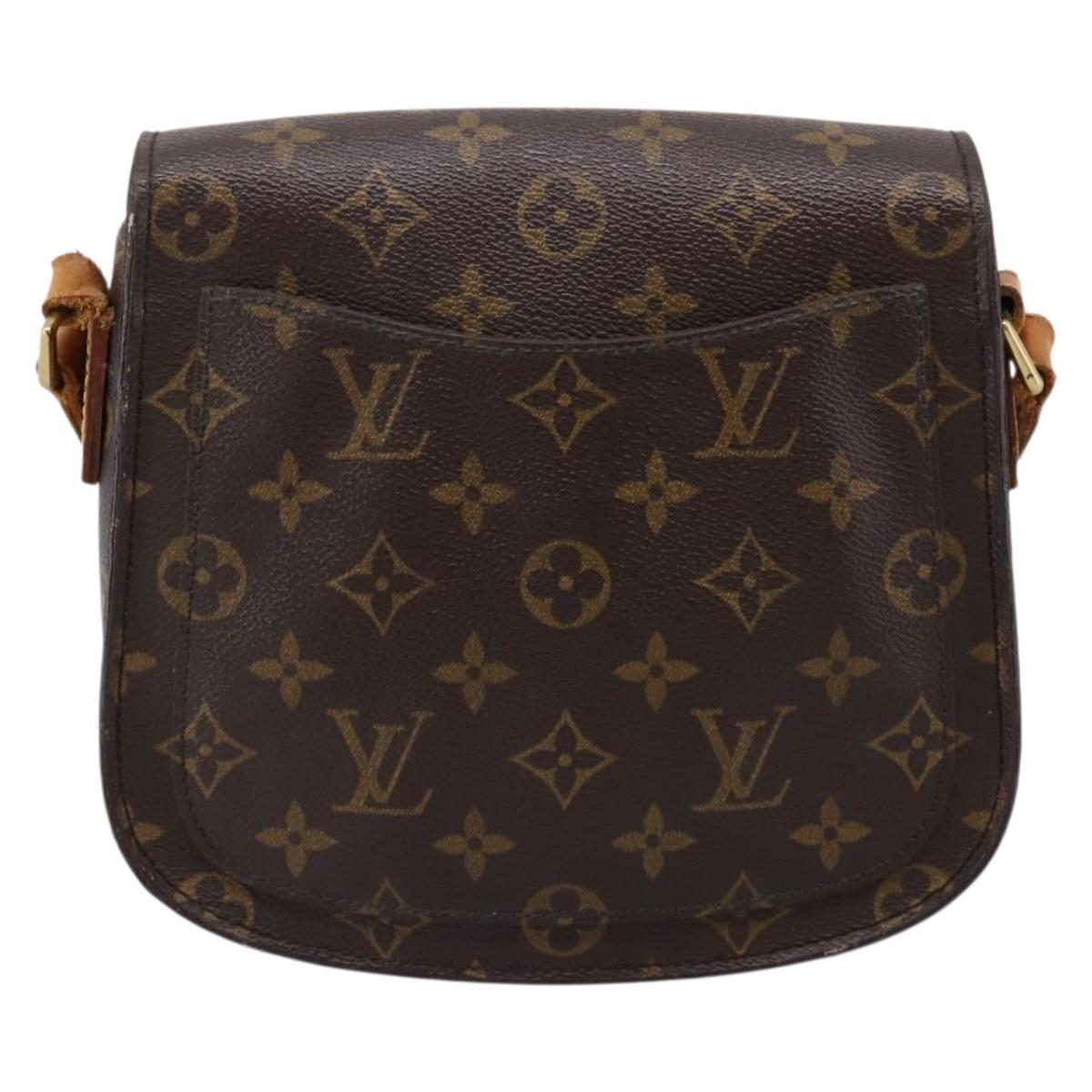 LOUIS VUITTON Monogram Saint Cloud MM Shoulder Bag M51243 LV Auth LN126