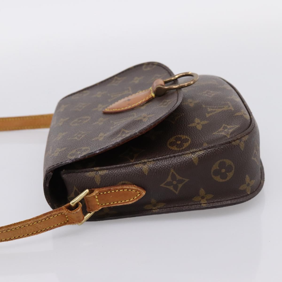 LOUIS VUITTON Monogram Saint Cloud MM Shoulder Bag M51243 LV Auth LN126
