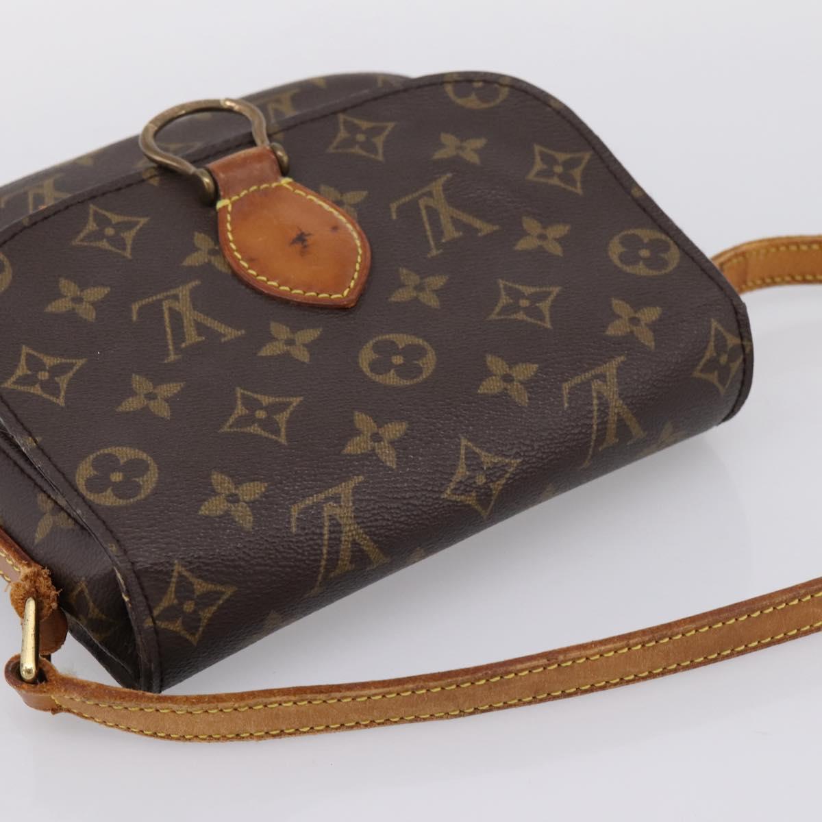 LOUIS VUITTON Monogram Saint Cloud MM Shoulder Bag M51243 LV Auth LN126