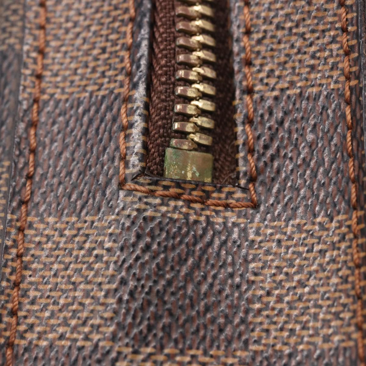 LOUIS VUITTON Damier Ebene Geronimos Shoulder Bag N51994 LV Auth LN135