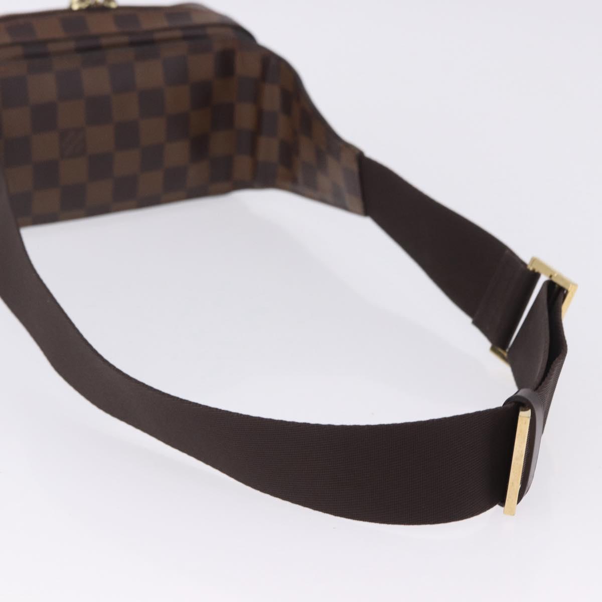 LOUIS VUITTON Damier Ebene Geronimos Shoulder Bag N51994 LV Auth LN135