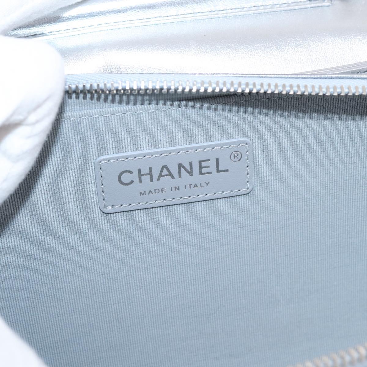 CHANEL Matelasse Like A Wallet Chain Bag Lamb Skin Green Gold CC Auth LN146SAM
