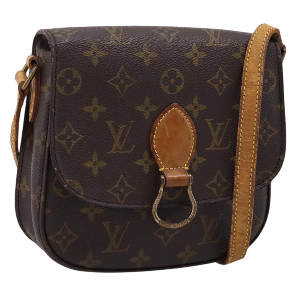 LOUIS VUITTON Monogram Saint Cloud MM Shoulder Bag M51243 LV Auth LN149