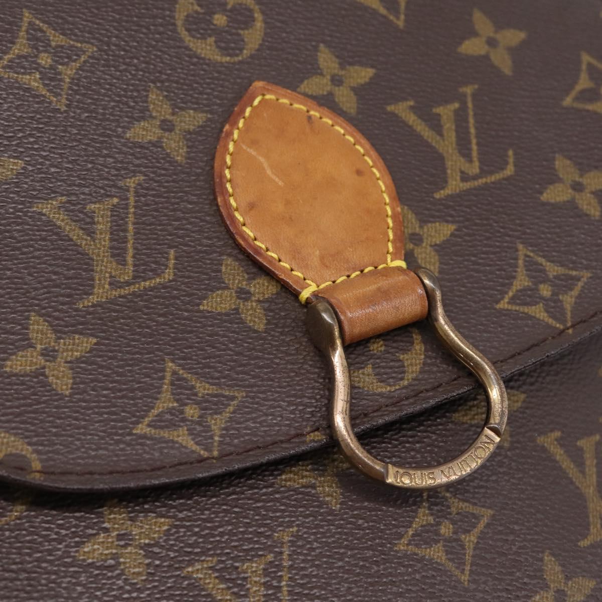 LOUIS VUITTON Monogram Saint Cloud MM Shoulder Bag M51243 LV Auth LN149