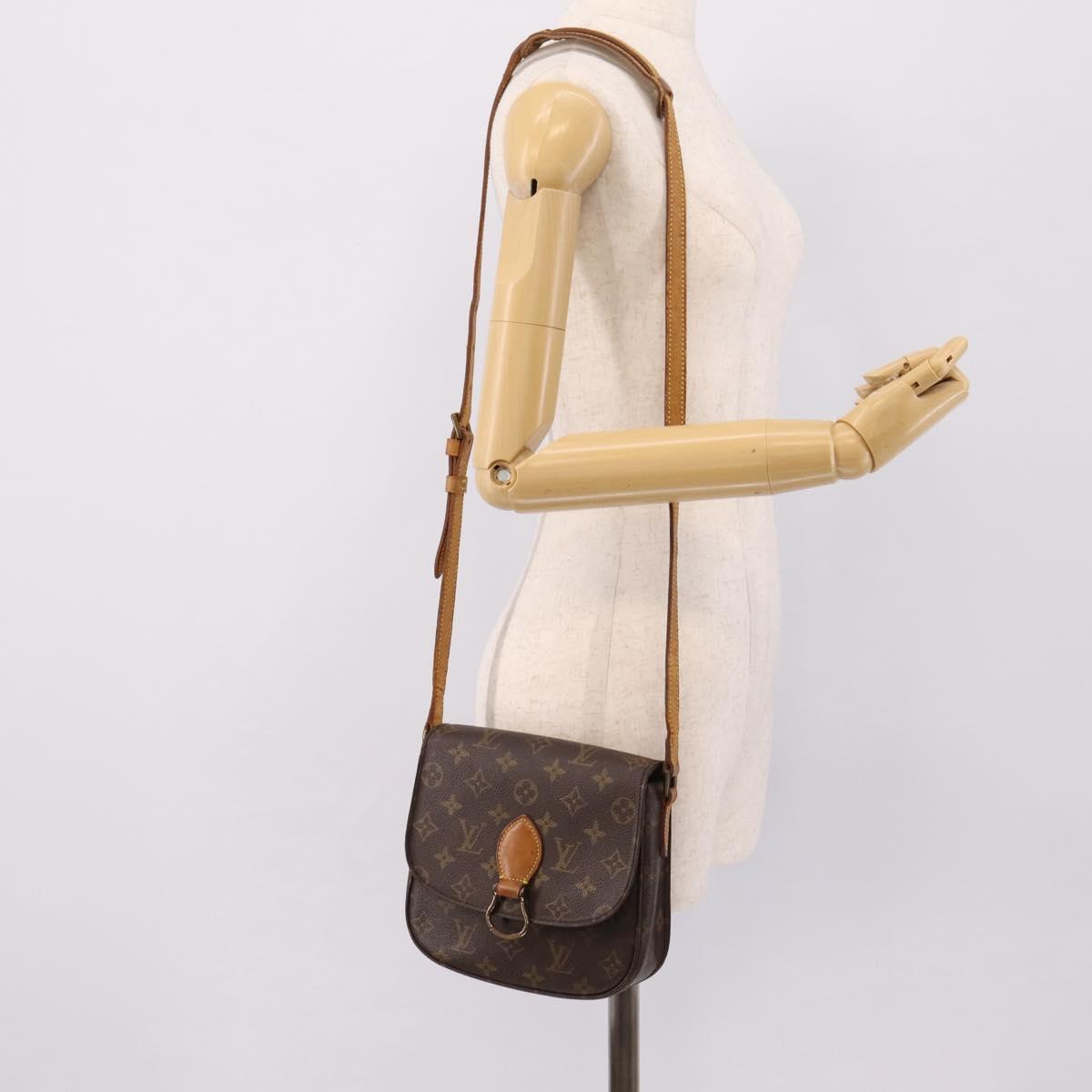 LOUIS VUITTON Monogram Saint Cloud MM Shoulder Bag M51243 LV Auth LN149
