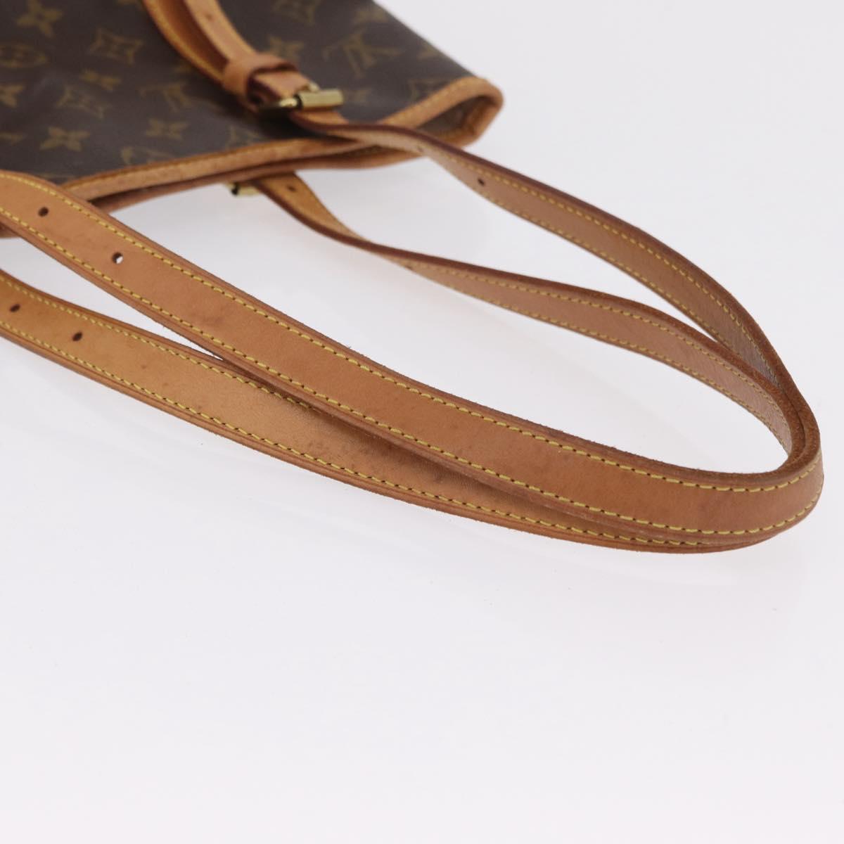 LOUIS VUITTON Monogram Bucket GM Shoulder Bag M42236 LV Auth LN151