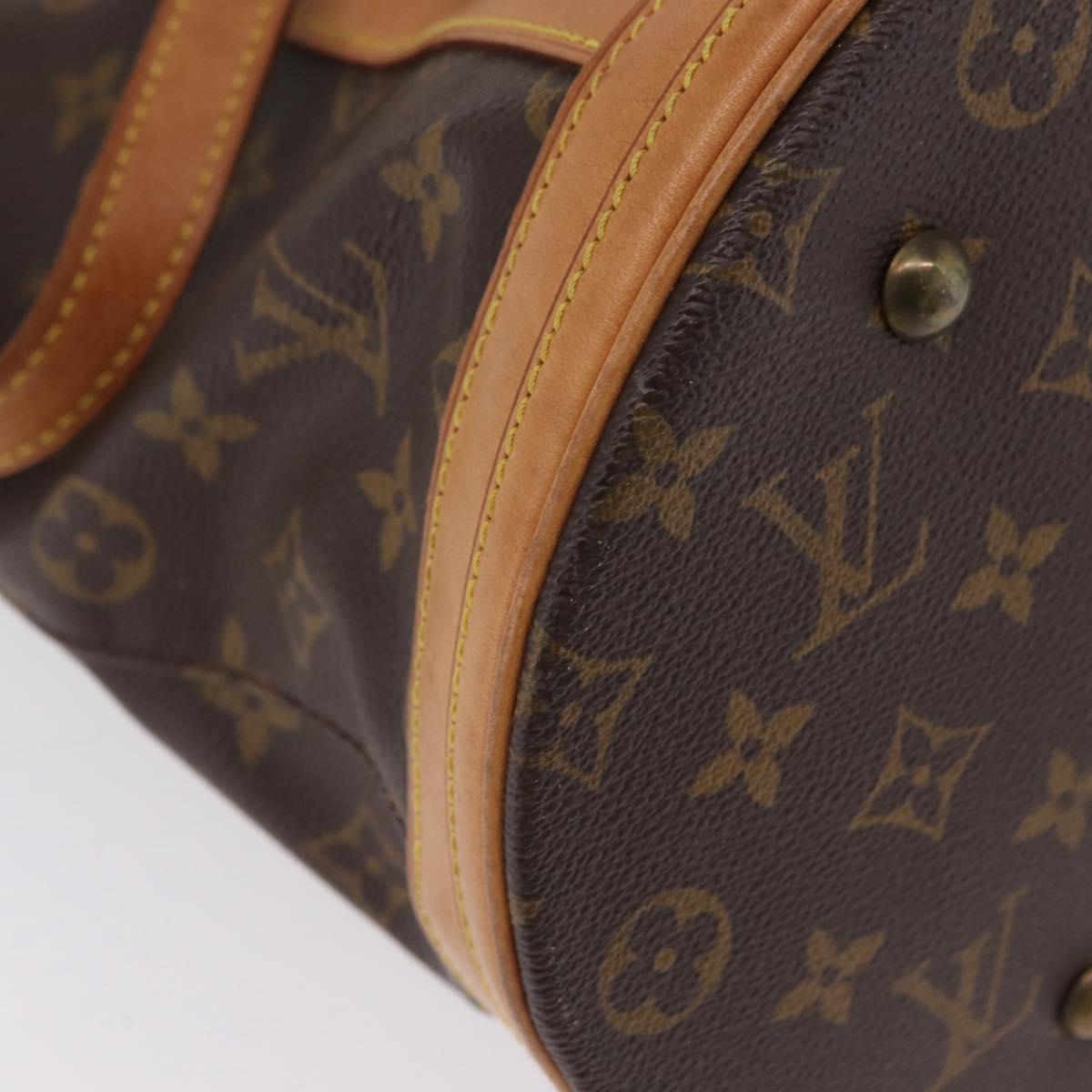 LOUIS VUITTON Monogram Bucket GM Shoulder Bag M42236 LV Auth LN151