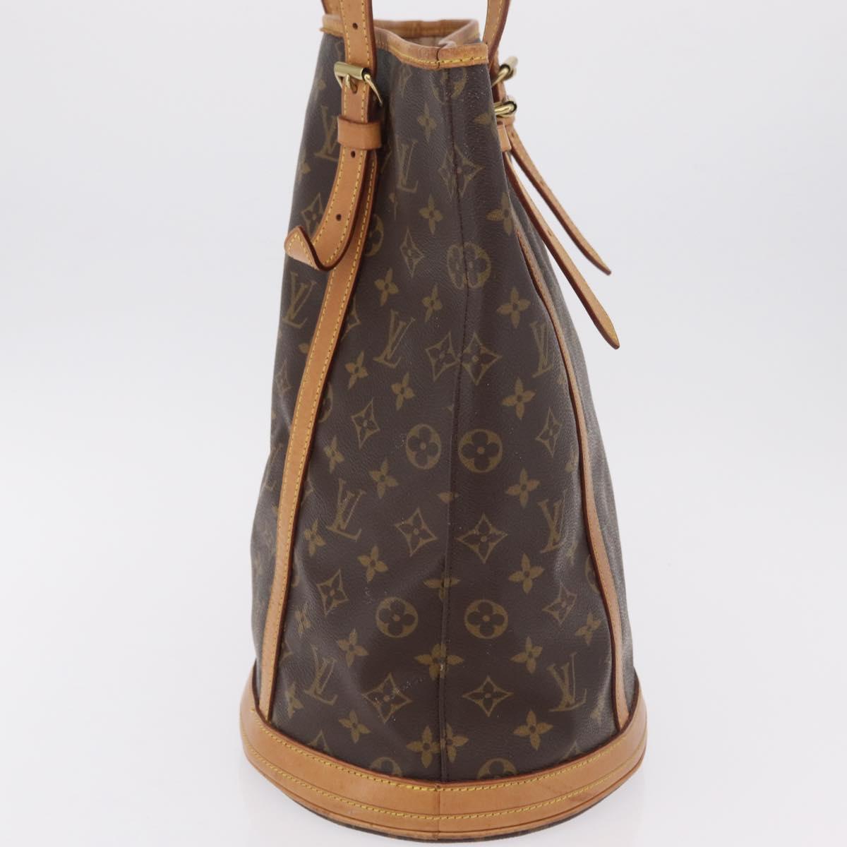 LOUIS VUITTON Monogram Bucket GM Shoulder Bag M42236 LV Auth LN151