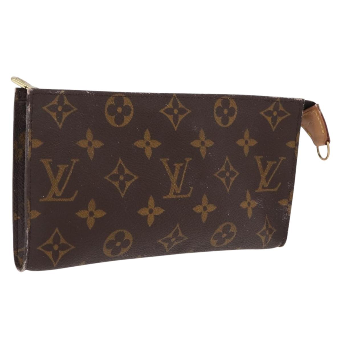 LOUIS VUITTON Monogram Bucket GM Accessory Pouch LV Auth LN152