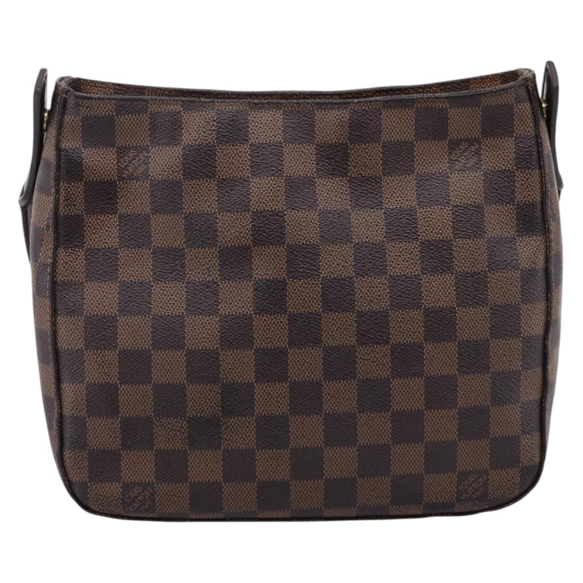LOUIS VUITTON Damier Ebene Looping MM Shoulder Bag SPO LV Auth LN162