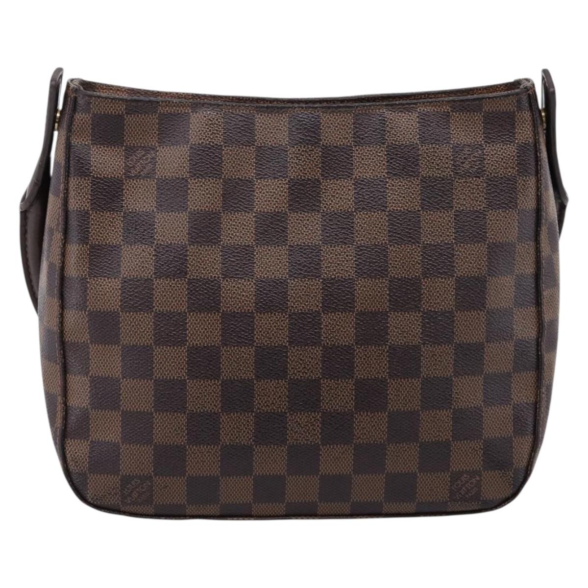 LOUIS VUITTON Damier Ebene Looping MM Shoulder Bag SPO LV Auth LN162