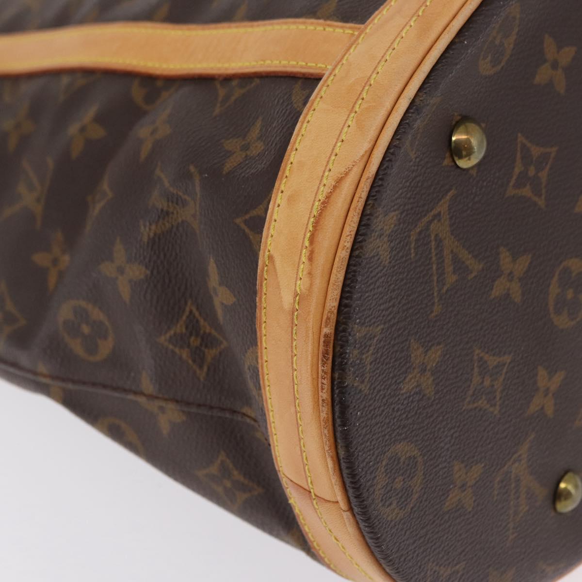 LOUIS VUITTON Monogram Bucket GM Shoulder Bag M42236 LV Auth LN164