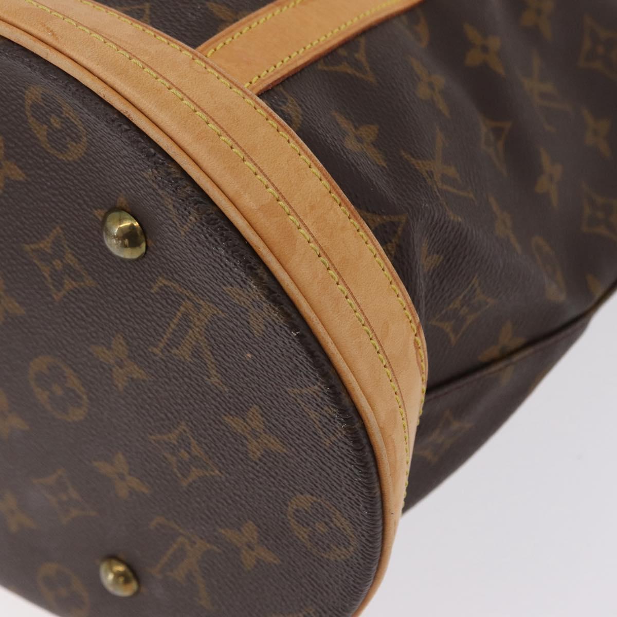 LOUIS VUITTON Monogram Bucket GM Shoulder Bag M42236 LV Auth LN164