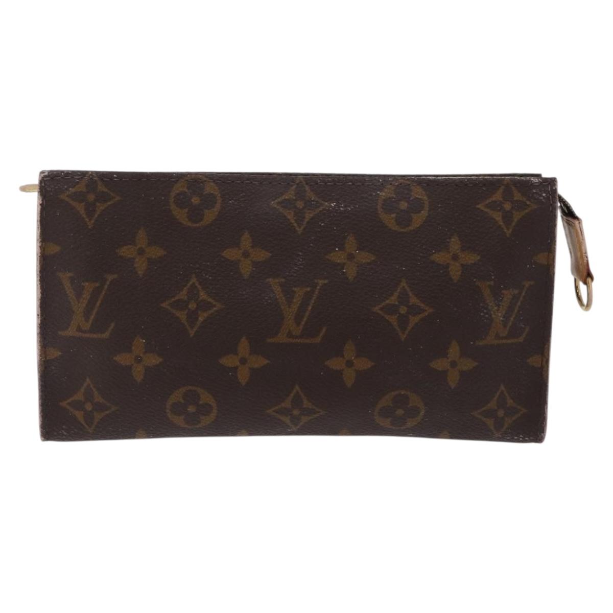 LOUIS VUITTON Monogram Bucket GM Accessory Pouch LV Auth LN165